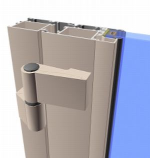 3D-Ansicht eines Türprofiles